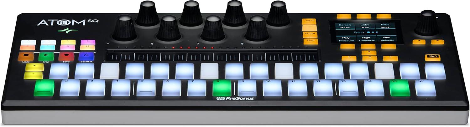 imagePreSonus ATOM SQ Controller with Studio One Pro SoftwareATOM SQ