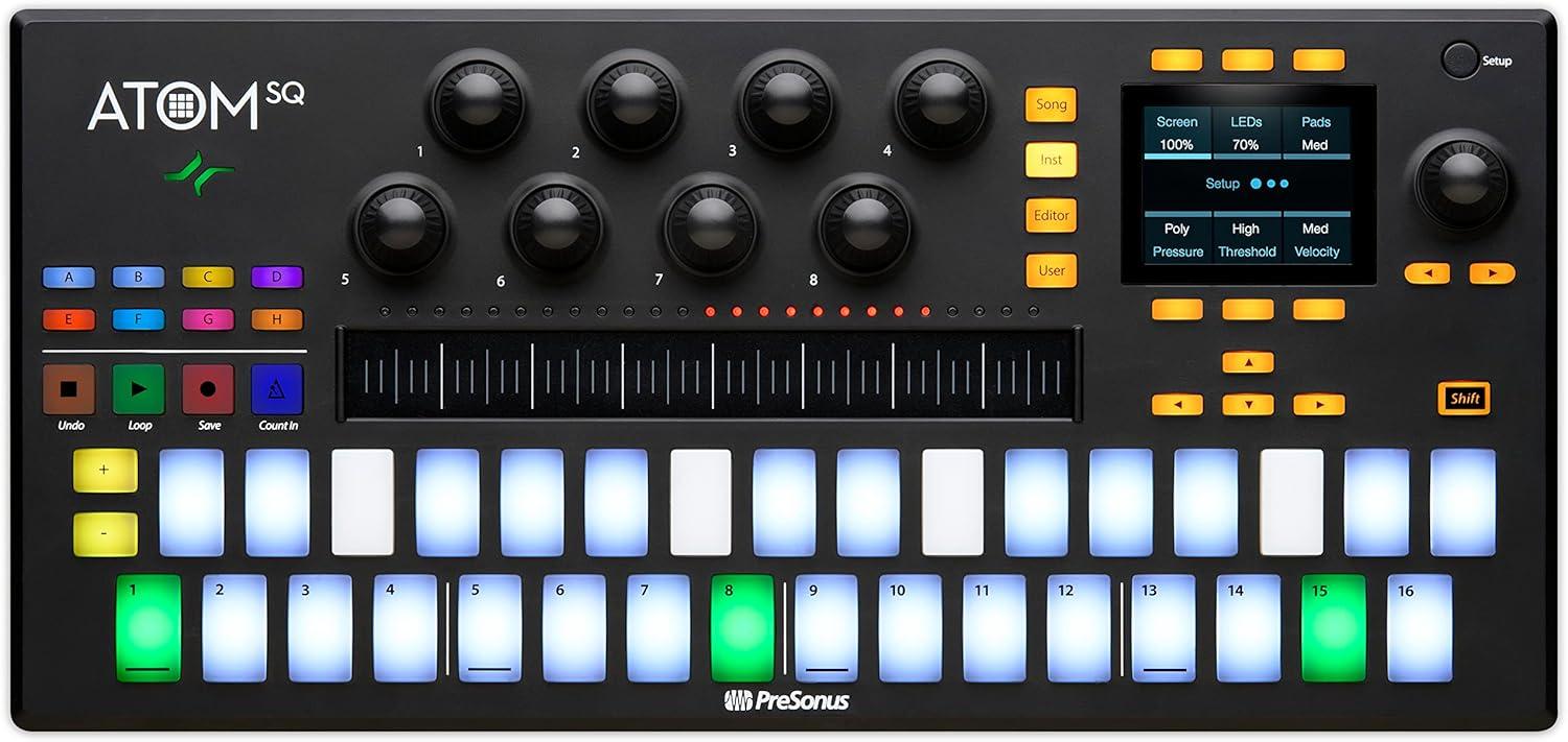 imagePreSonus ATOM SQ Controller with Studio One Pro SoftwareATOM SQ