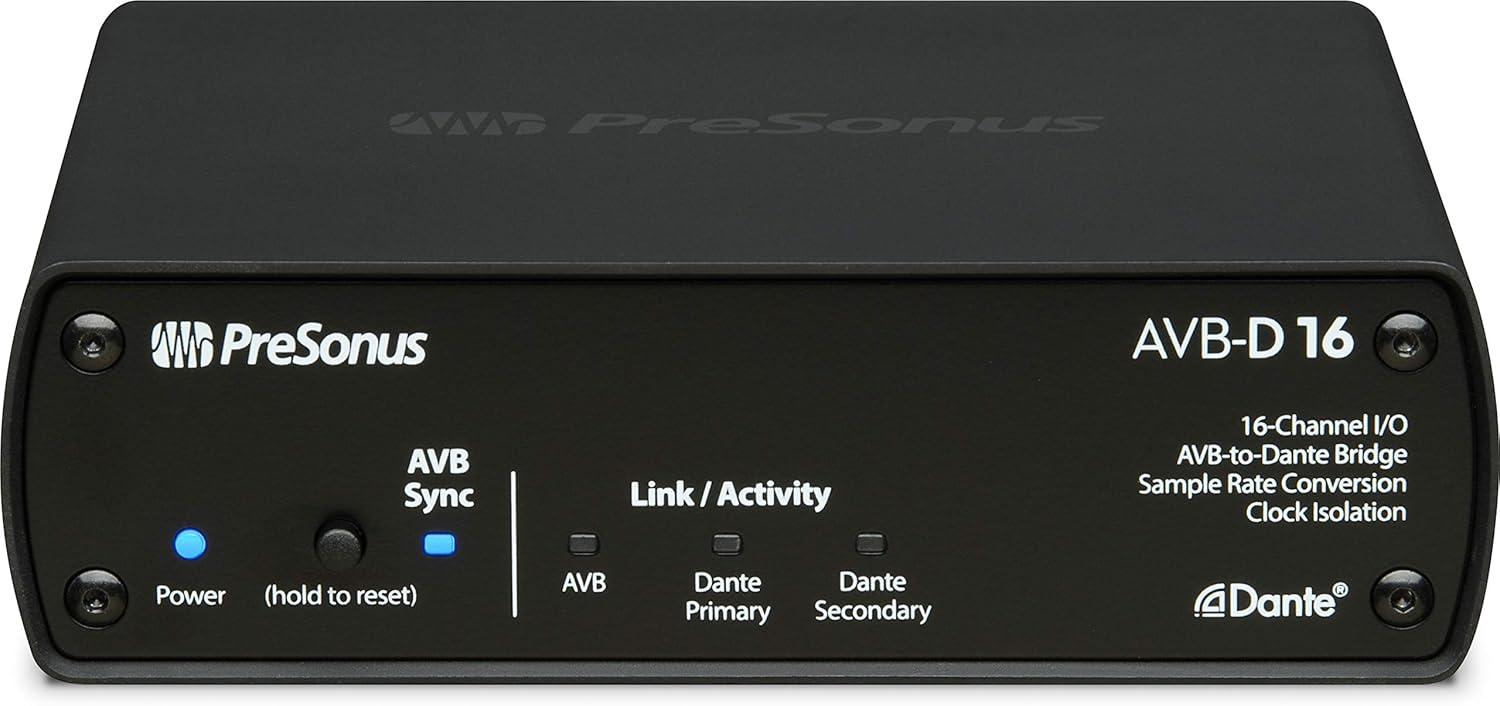 imagePreSonus AVBD16 16x16 AVBtoDante Bridge
