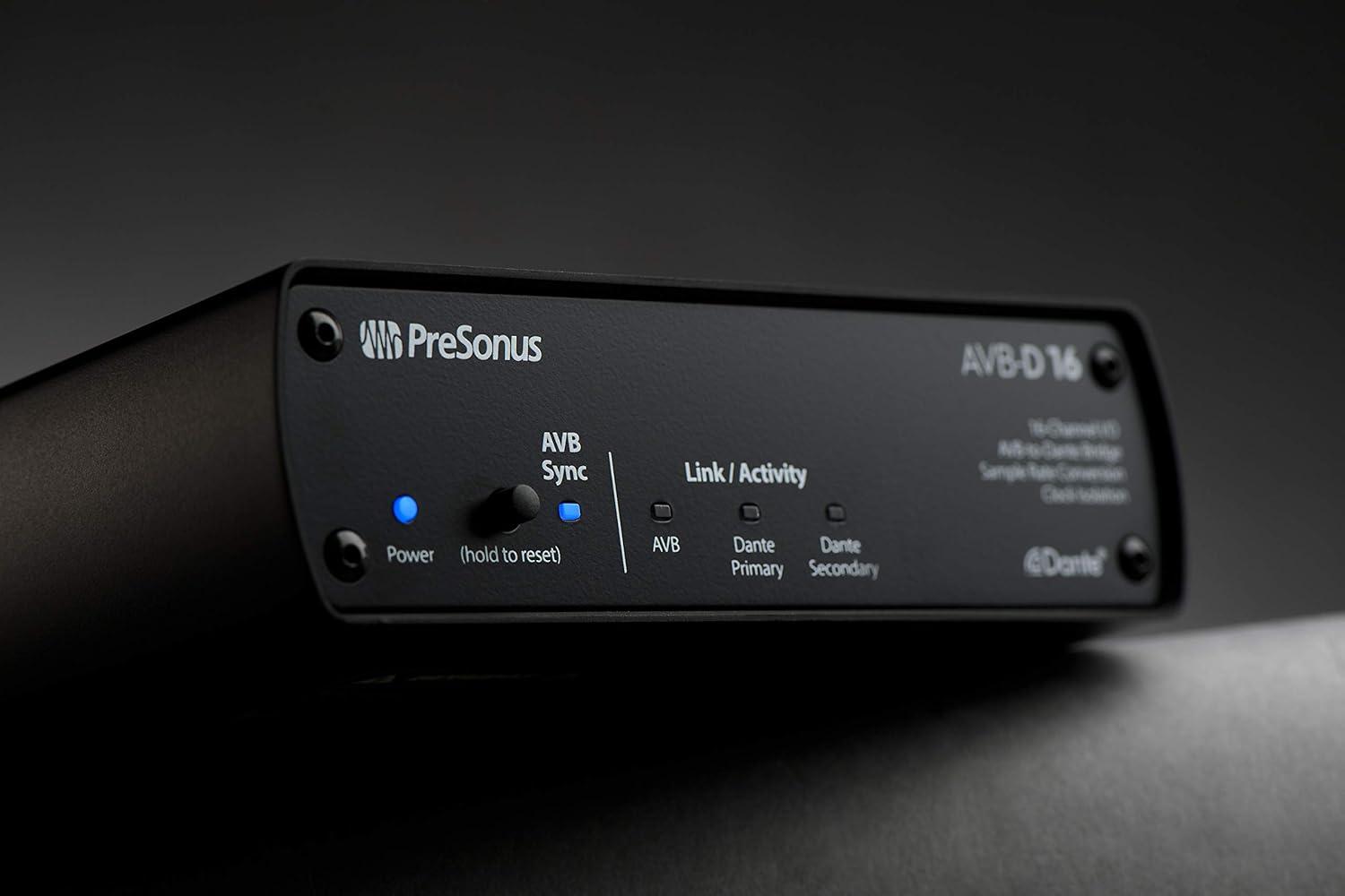 imagePreSonus AVBD16 16x16 AVBtoDante Bridge