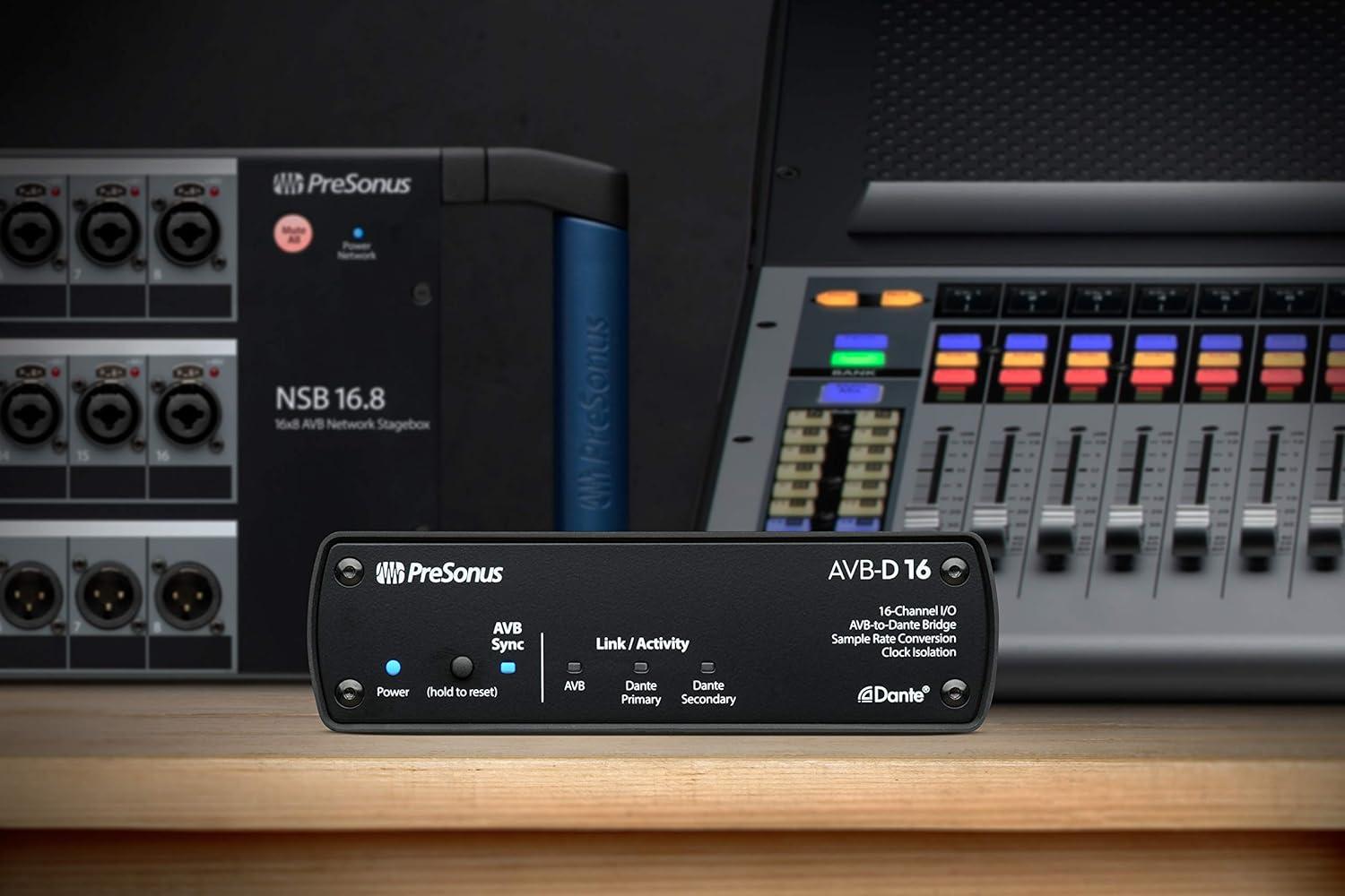 imagePreSonus AVBD16 16x16 AVBtoDante Bridge