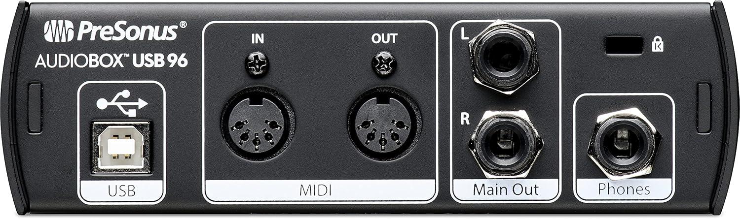 imagePreSonus AudioBox USB 96 Bundle  USB Audio Interface XLR Interface for Guitar Device for PC ampamp Mac Complete Recording Package with Studio One Pro Music Production Home StudioAudio Interface