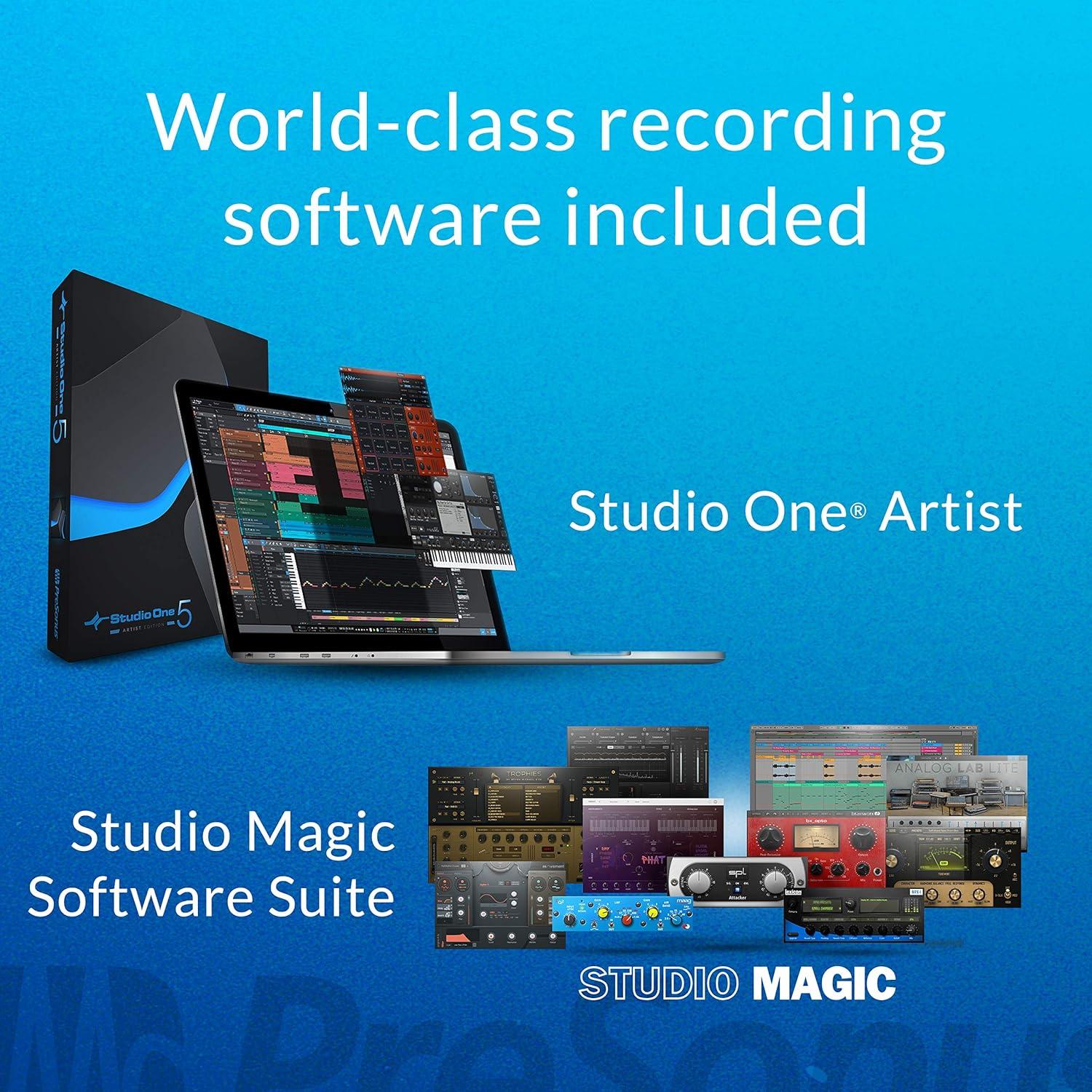 imagePreSonus AudioBox USB 96 Studio Ultimate Bundle  25th Anniversary Edition with Studio One Pro Software