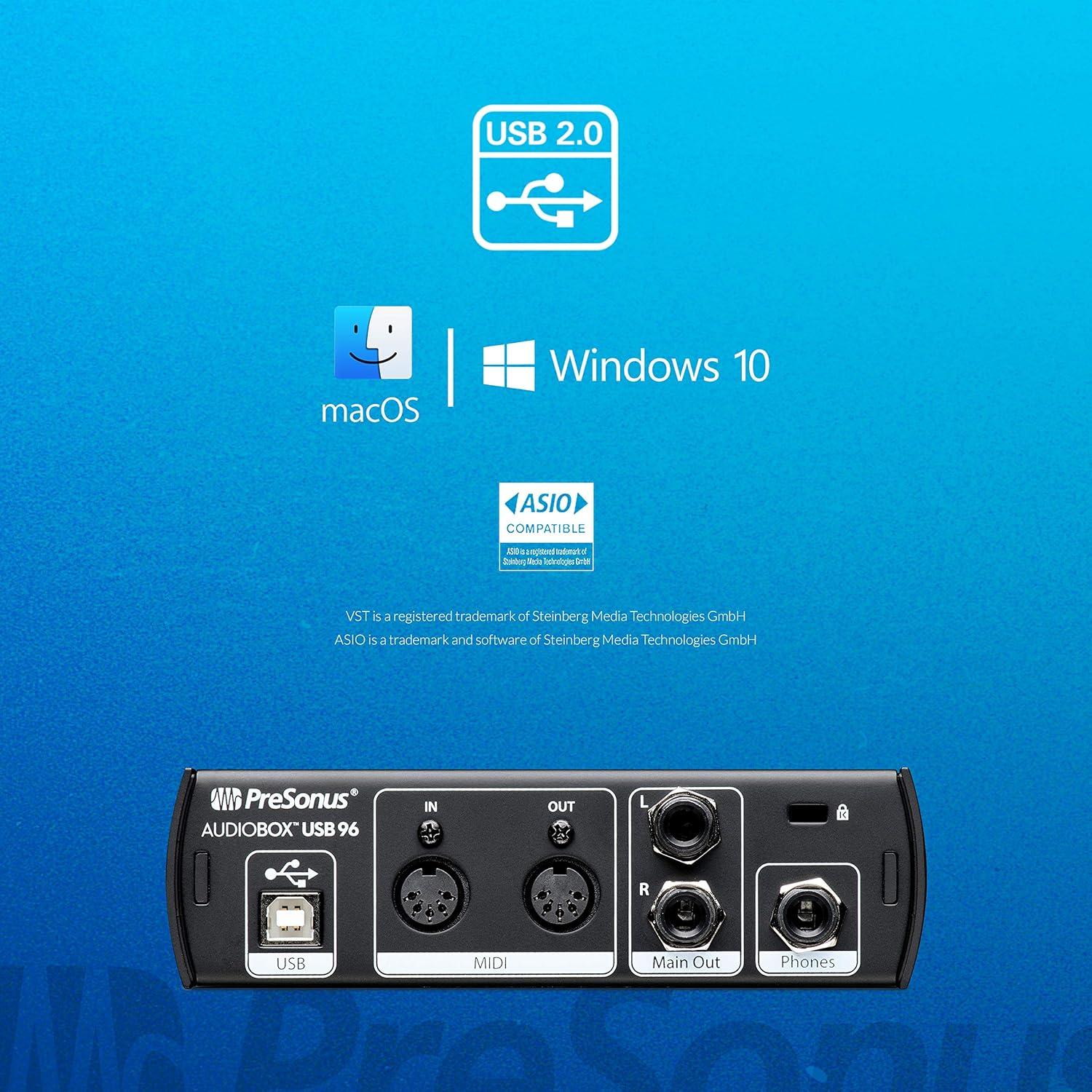 imagePreSonus AudioBox USB 96 Studio Ultimate Bundle  25th Anniversary Edition with Studio One Pro Software