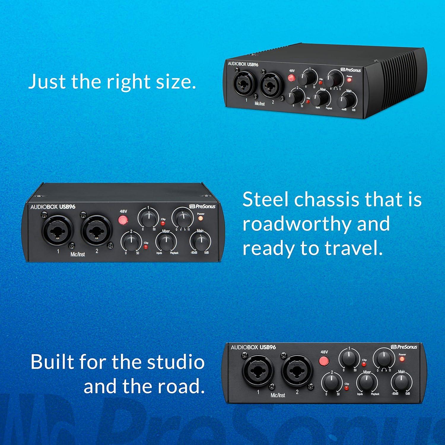 imagePreSonus AudioBox USB 96 Studio Ultimate Bundle  25th Anniversary Edition with Studio One Pro Software