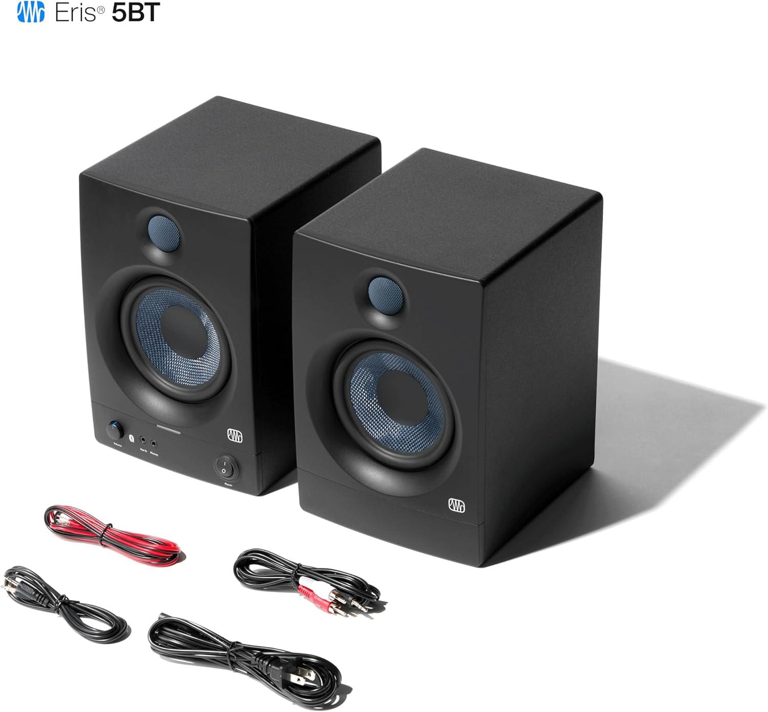 imagePreSonus Eris 35BT Studio Monitors Pair  35quot Inch Powered Speakers Bookshelf Speakers Stereo Desktop Computer Near Field Music Production Audio Mixing Recording5 BT