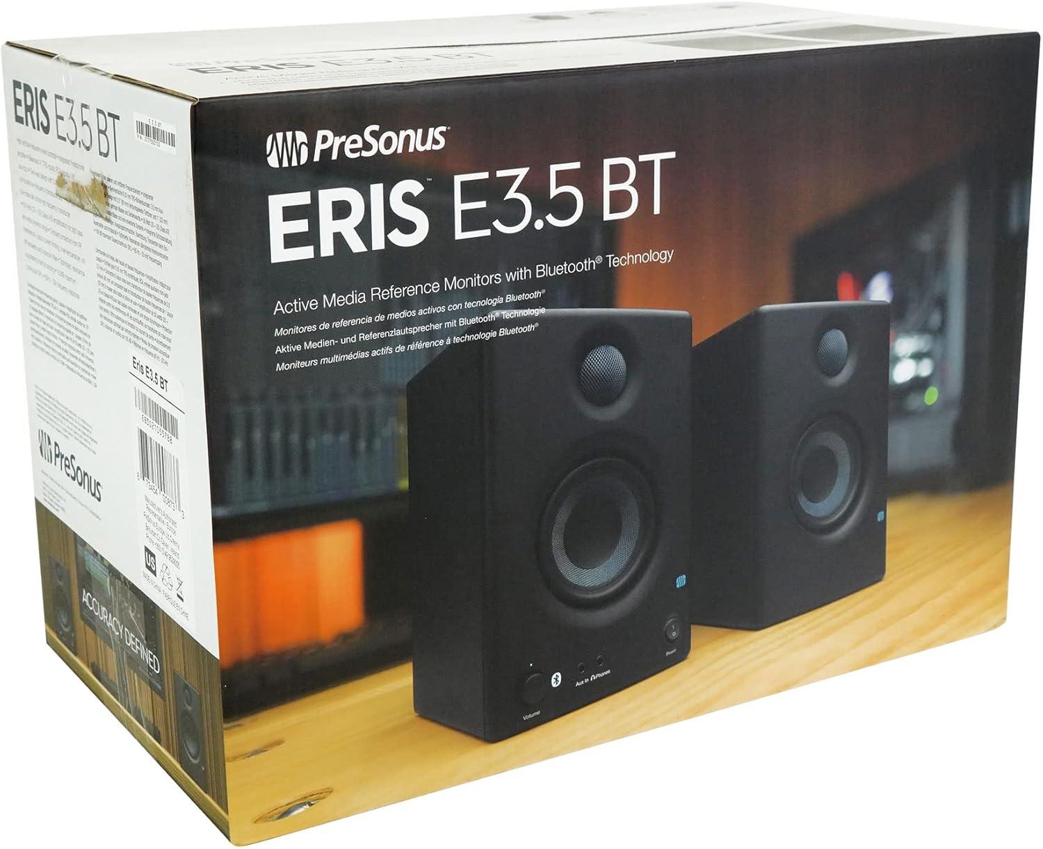 imagePreSonus Eris E35 BT35quot Near Field Studio Monitors with Bluetooth