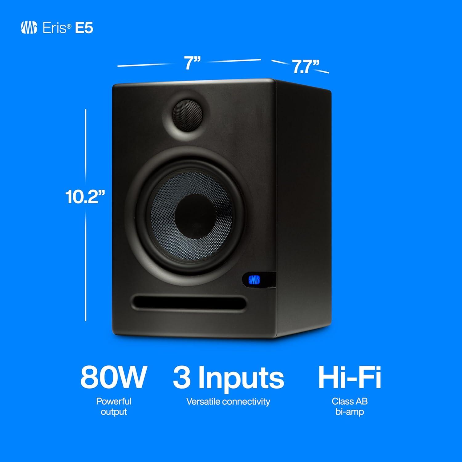imagePreSonus Eris E7 XT 2Way Active Studio Monitor with EBM Waveguide Pack of 1525 inches