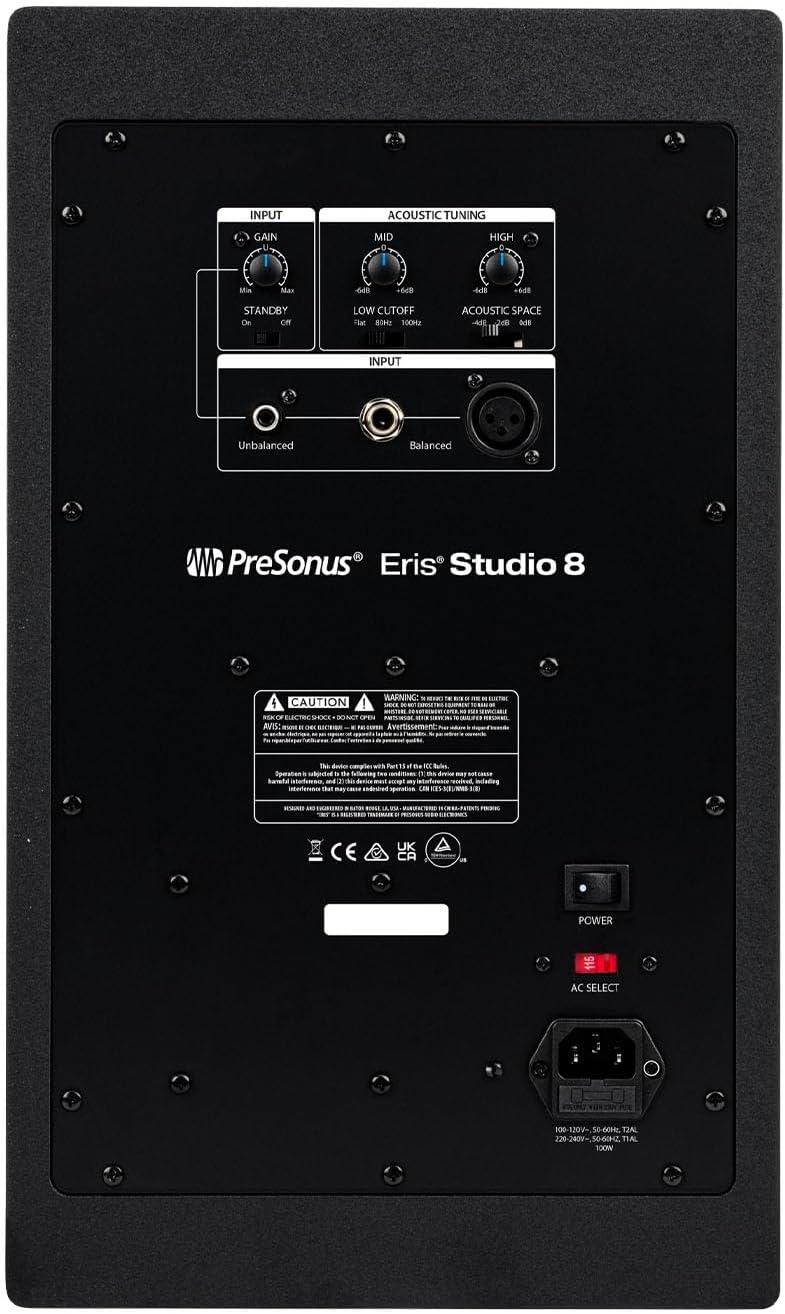 imagePreSonus Eris Studio 4 45inch 2Way Active Studio Monitor with EBM Waveguide8 Near Field Studio Monitor