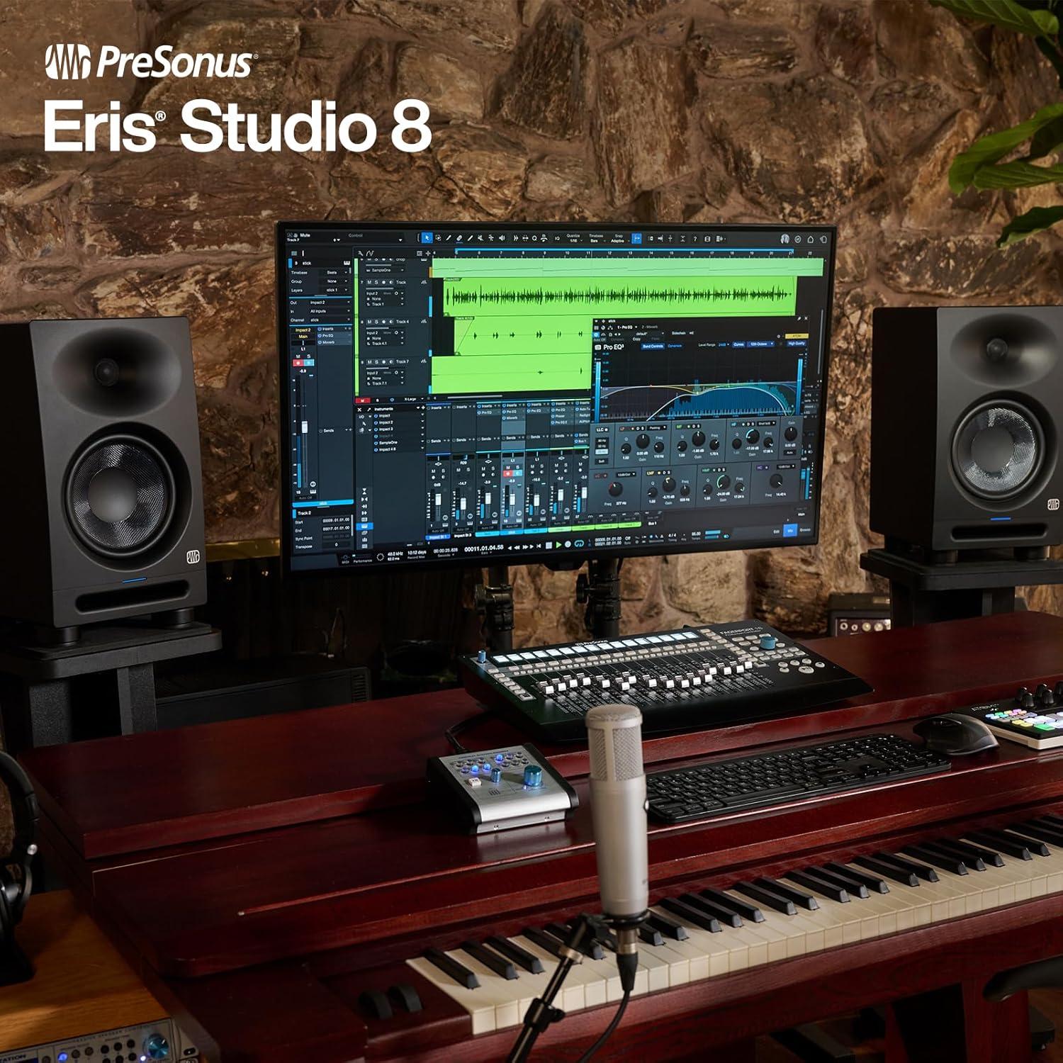 imagePreSonus Eris Studio 4 45inch 2Way Active Studio Monitor with EBM Waveguide8 Near Field Studio Monitor