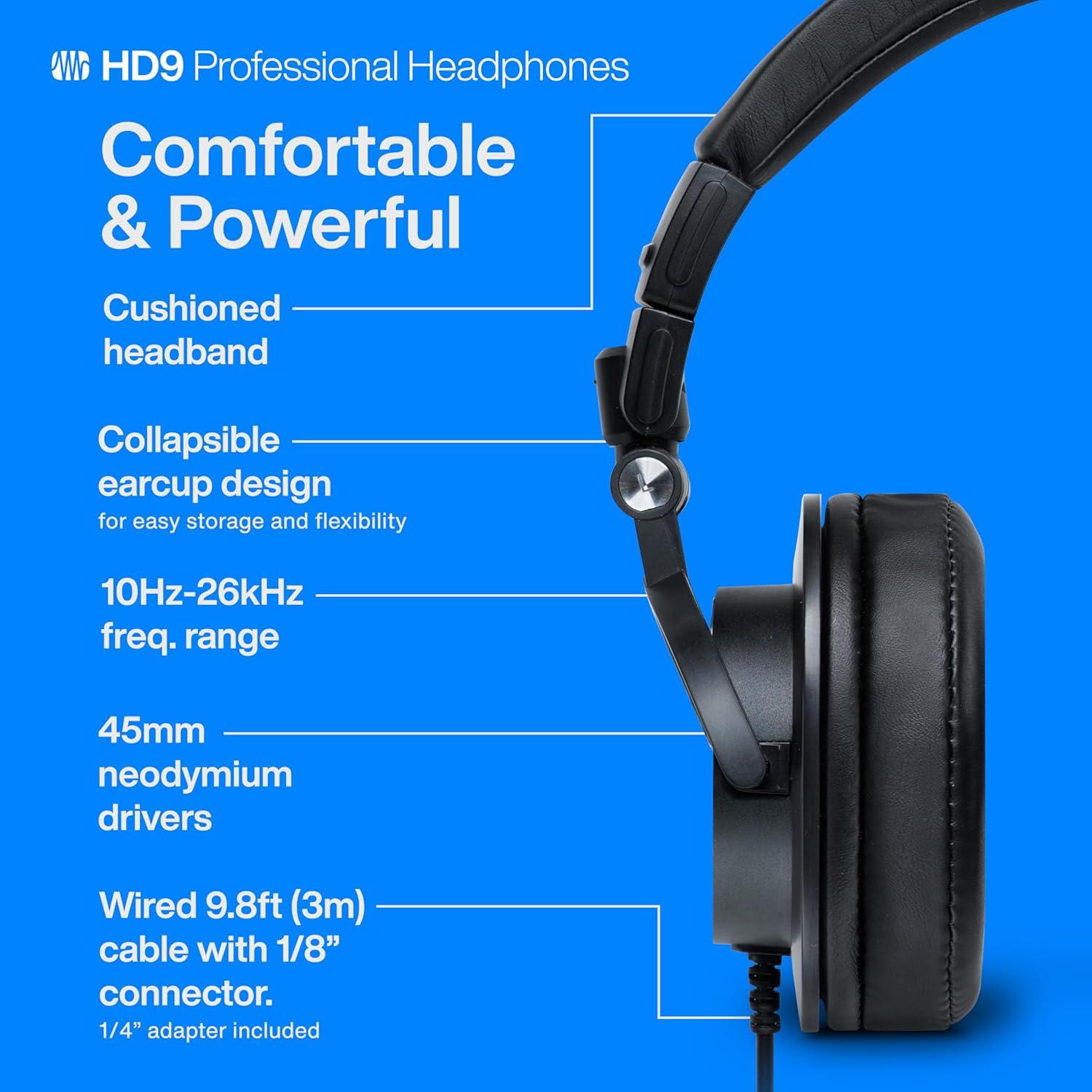 imagePreSonus HD7 Professional Monitoring HeadphonesBlack