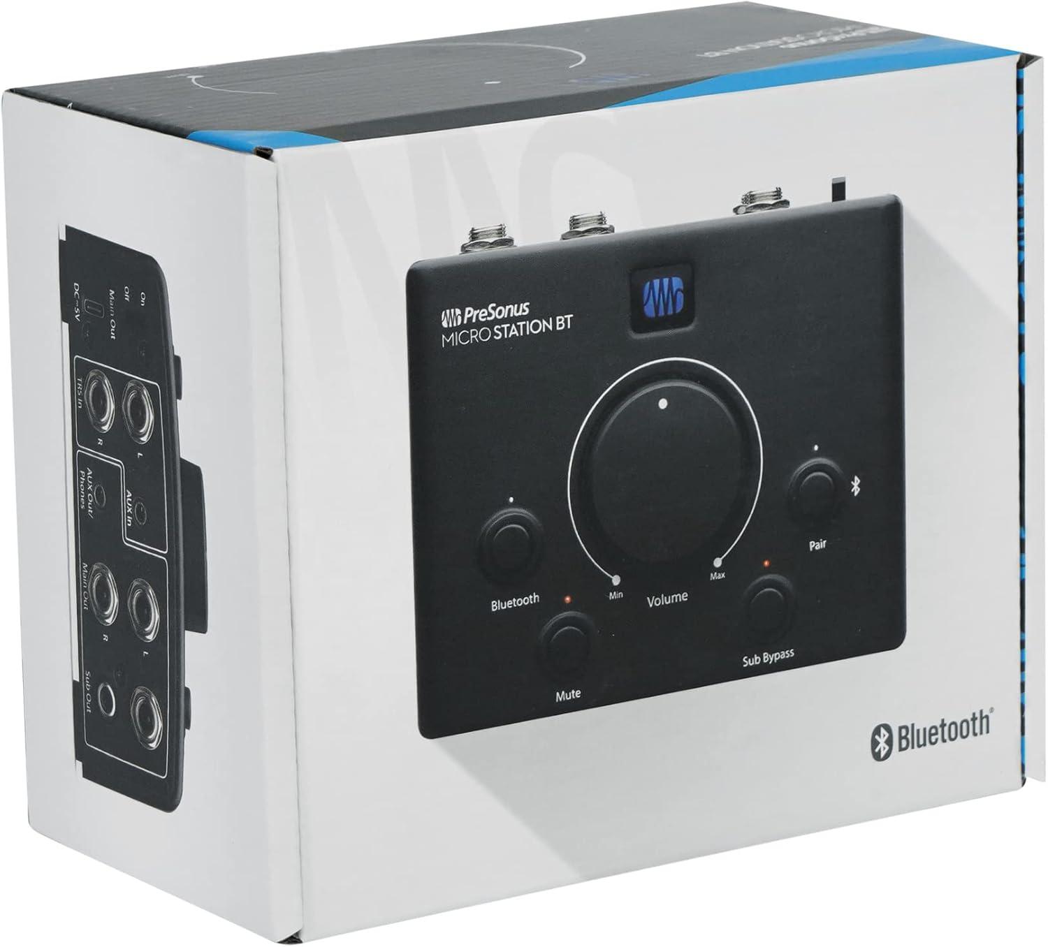 imagePreSonus MicroStation BT 21 Monitor Controller with Bluetooth Connectivity
