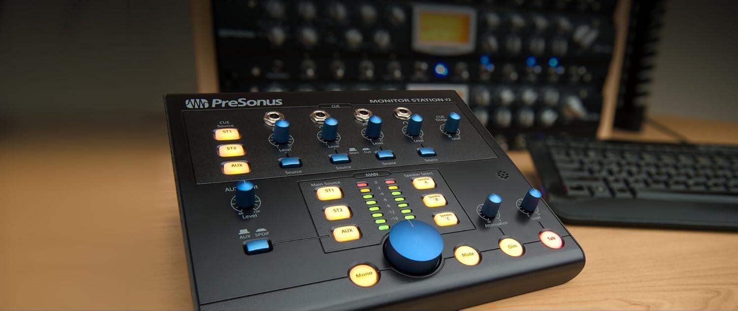 imagePreSonus Monitor Station V2 Desktop Studio Control Center MONITO STAT V2