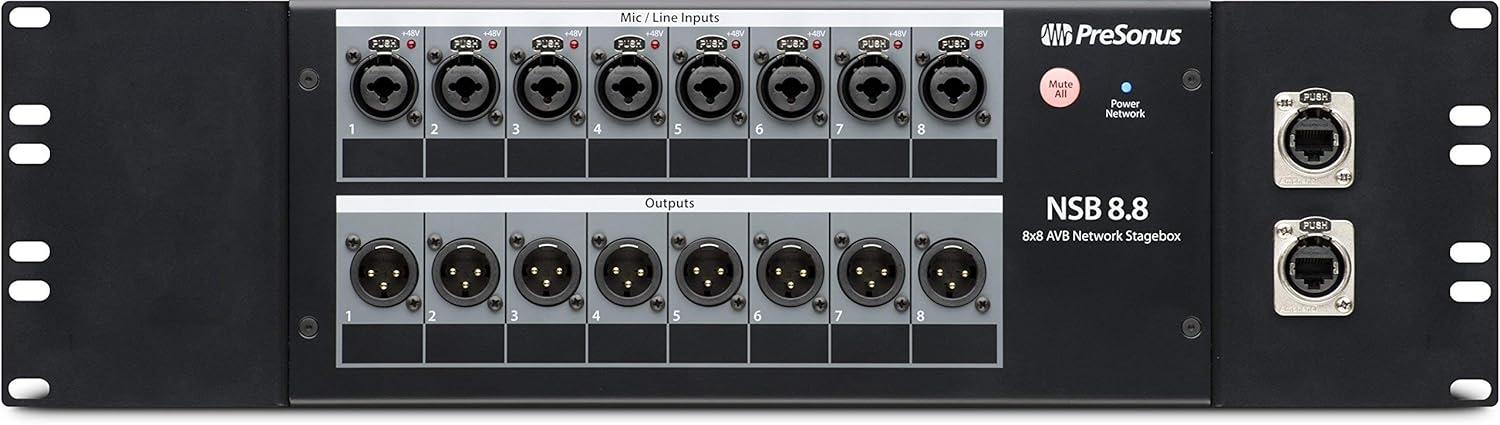 imagePreSonus NSB 88 8x8 AVBnetworked Stage Box