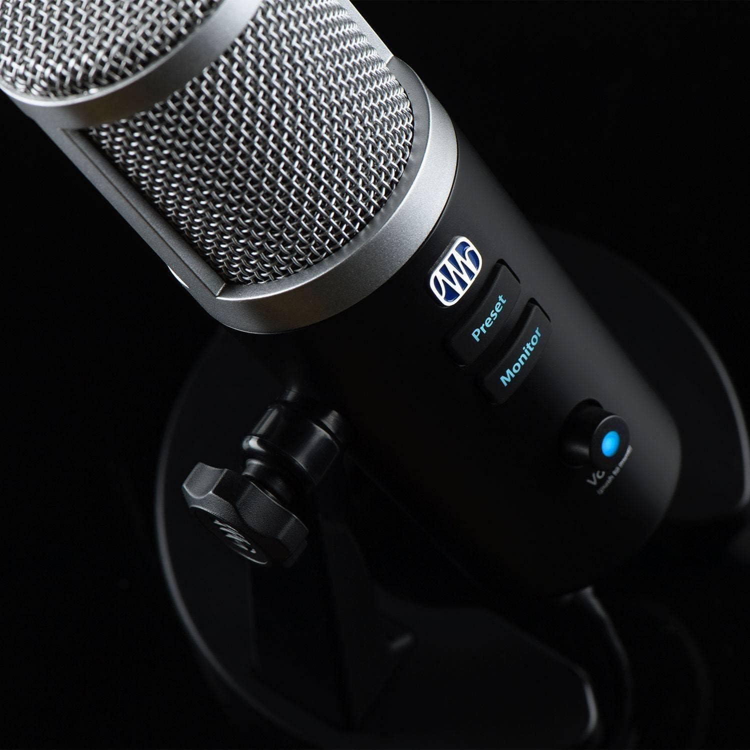 imagePreSonus Revelator Dynamic USB Microphone for recording podcasts and streaming with onboard effects and easytouse presets plus a builtin mixer and Studio One DAW Recording SoftwareRevelator USBC Condenser Mic