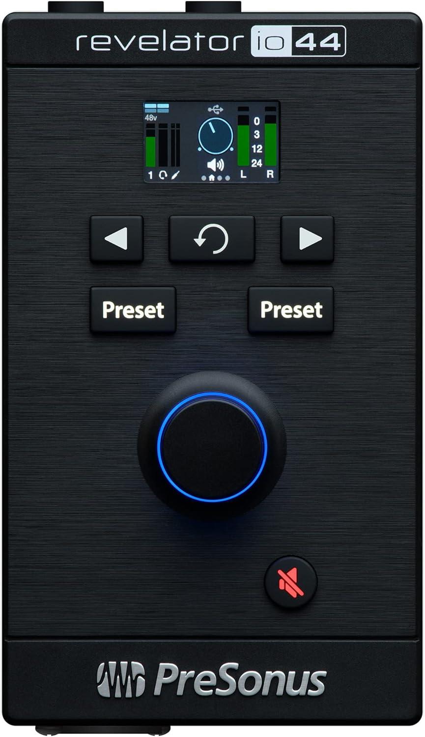 imagePreSonus Revelator io44 USBC Audio Interface for music production and streaming with builtin mixer and easytouse effects presets plus Studio One DAW Recording SoftwareRevelator io44 USBC Interface