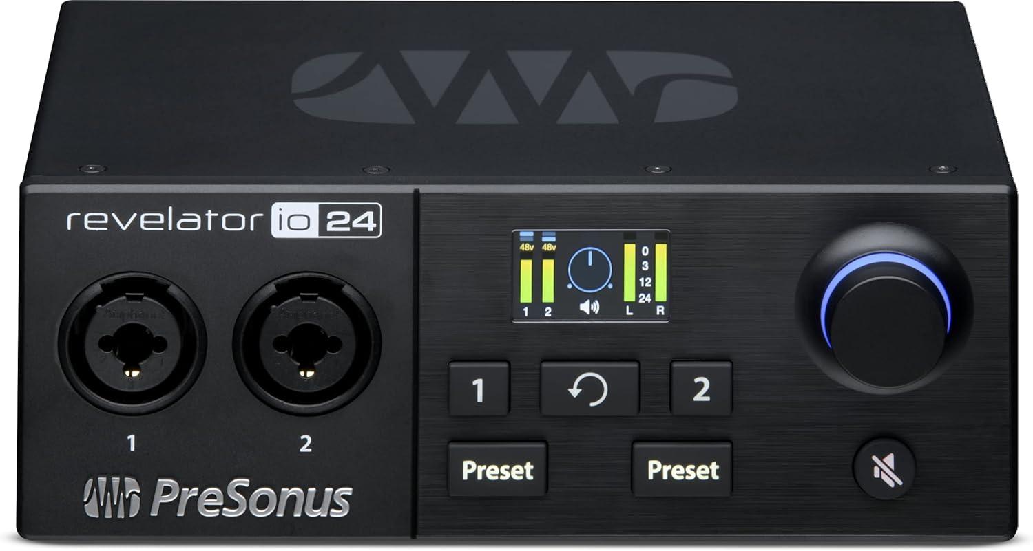 imagePreSonus Revelator io44 USBC Audio Interface for music production and streaming with builtin mixer and easytouse effects presets plus Studio One DAW Recording SoftwareRevelator io24 USBC Interface