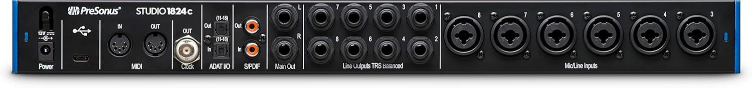 imagePreSonus Studio 1824c with Studio One Pro SoftwareStudio 1824c 4 Mic Pres10 Outs