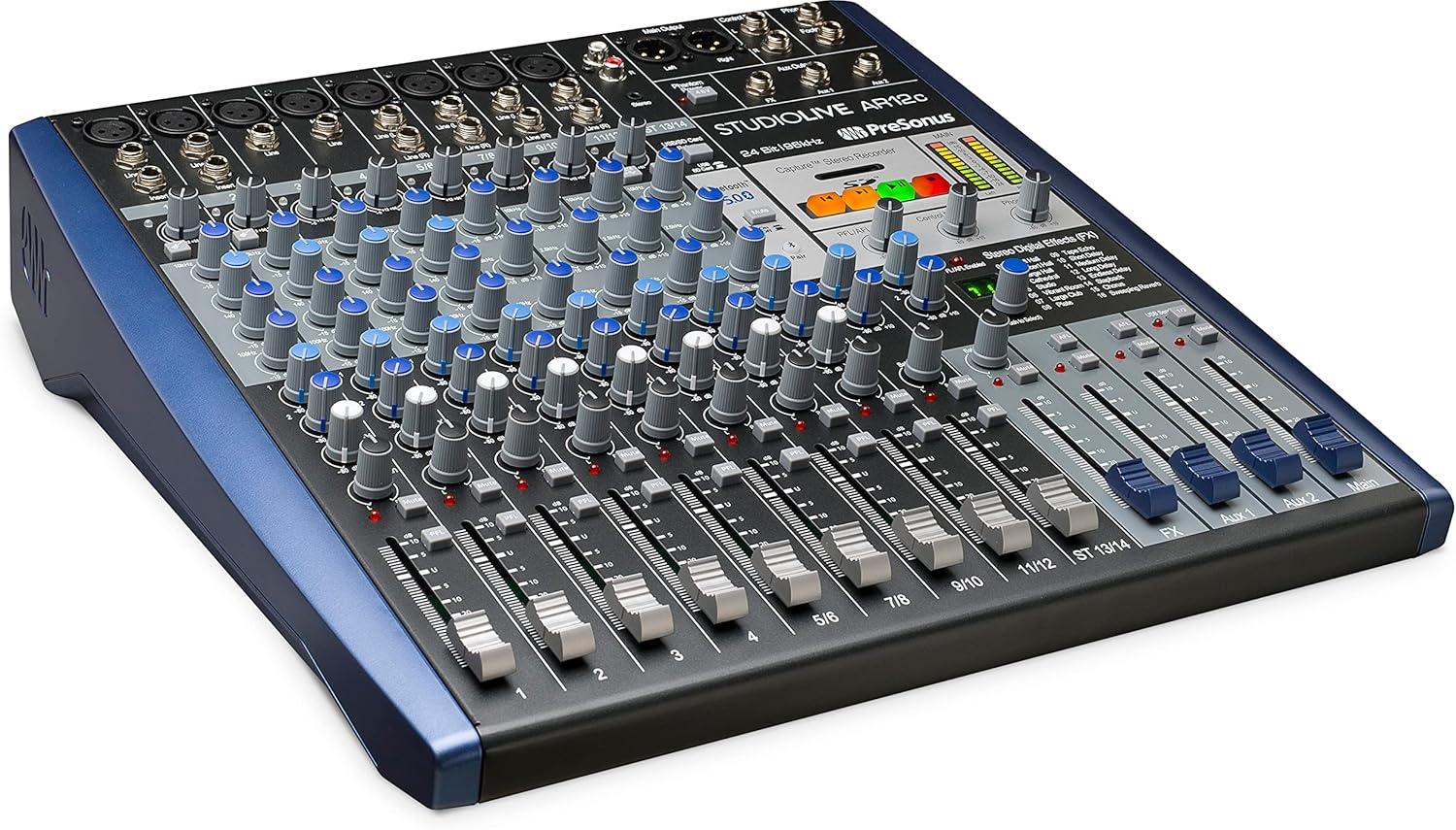 imagePreSonus StudioLive AR8c Analog Mixer with Studio One Pro Software14Channel