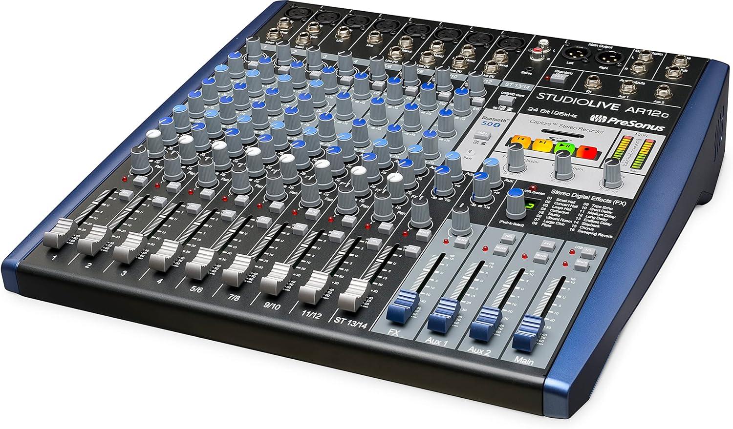 imagePreSonus StudioLive AR8c Analog Mixer with Studio One Pro Software14Channel