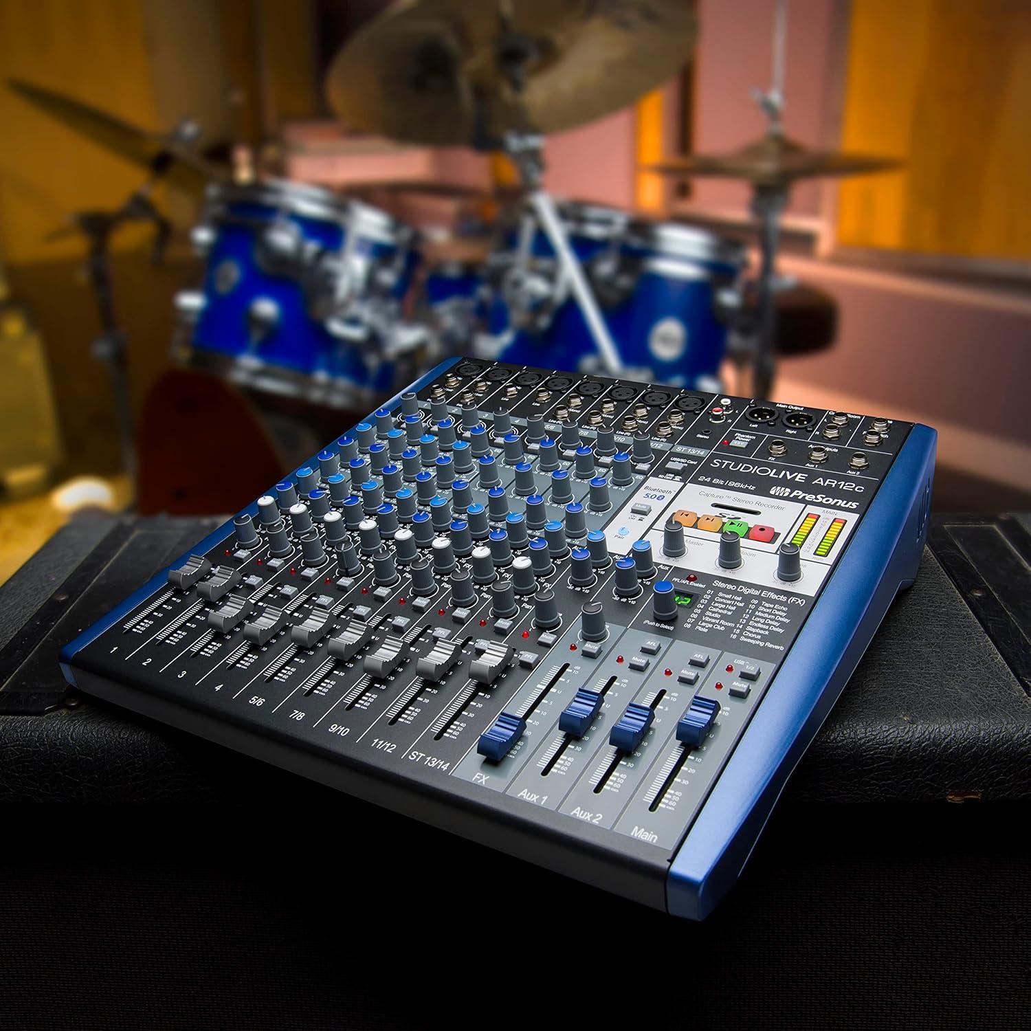imagePreSonus StudioLive AR8c Analog Mixer with Studio One Pro Software14Channel