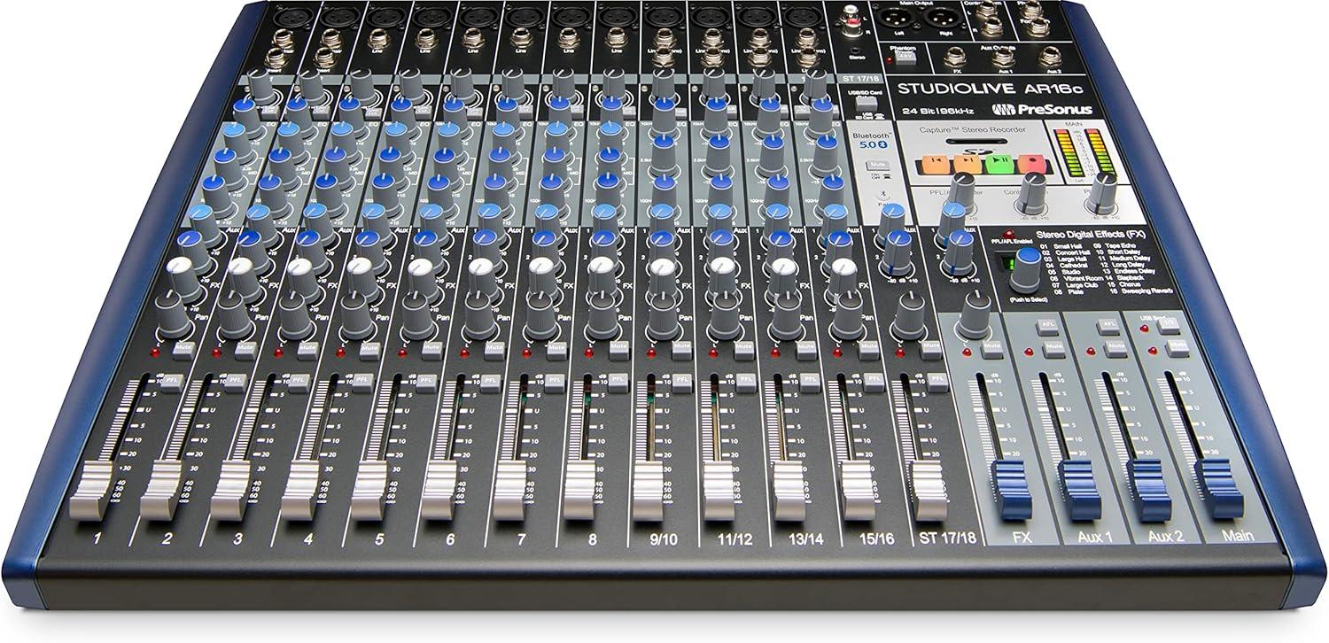 imagePreSonus StudioLive AR8c Analog Mixer with Studio One Pro Software18Channel
