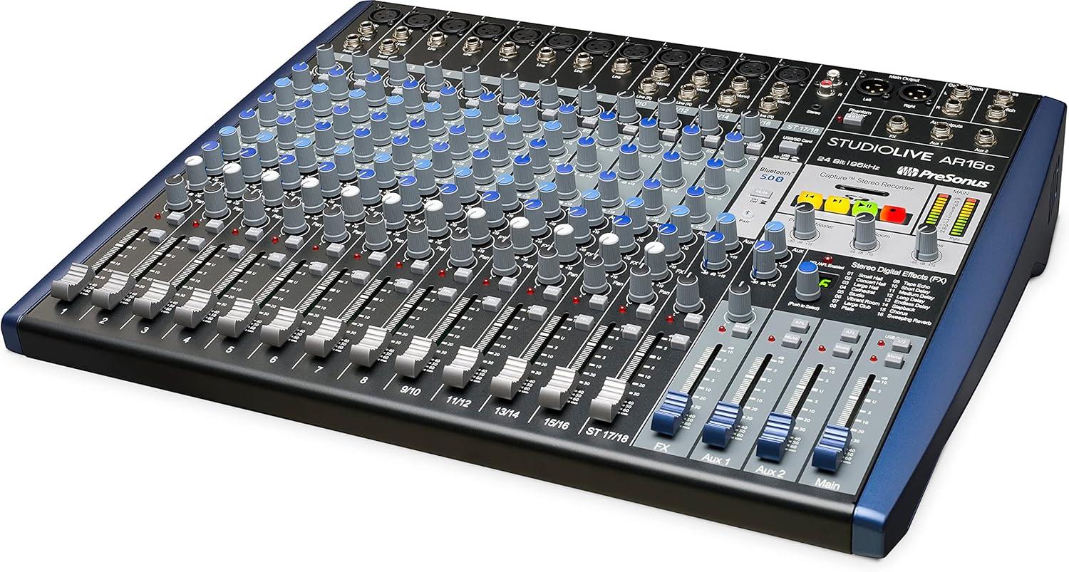 imagePreSonus StudioLive AR8c Analog Mixer with Studio One Pro Software18Channel
