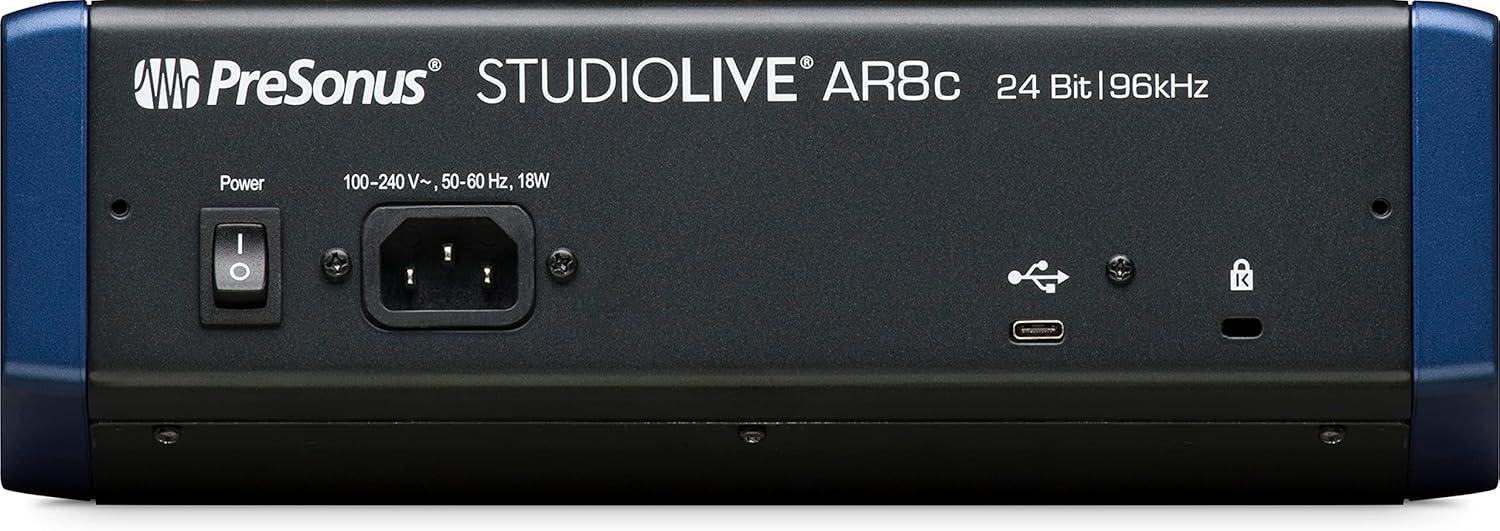 imagePreSonus StudioLive AR8c Analog Mixer with Studio One Pro Software8Channel