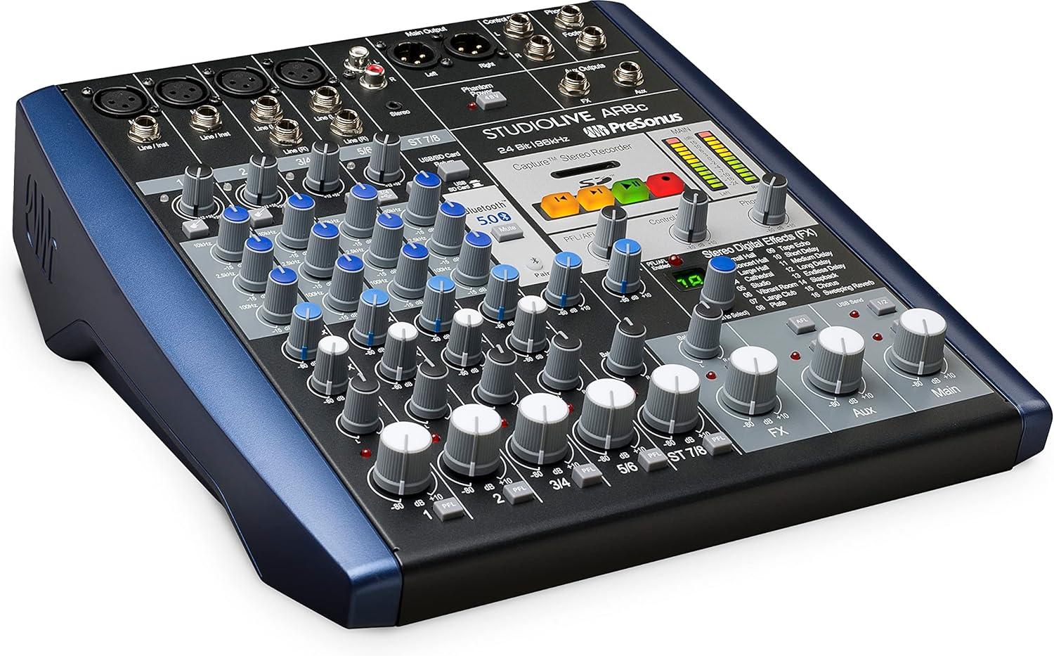 imagePreSonus StudioLive AR8c Analog Mixer with Studio One Pro Software8Channel
