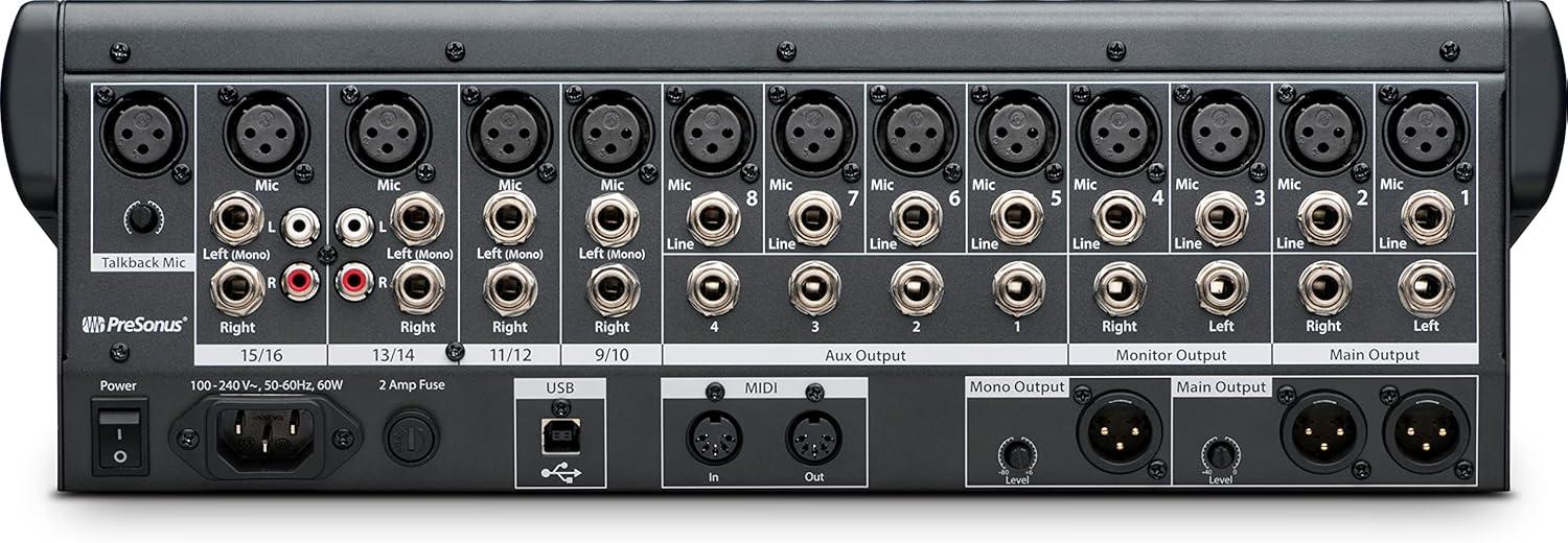 imagePreSonus StudioLive Classic 1602 USB Digital Console Mixer with Studio One Pro Software