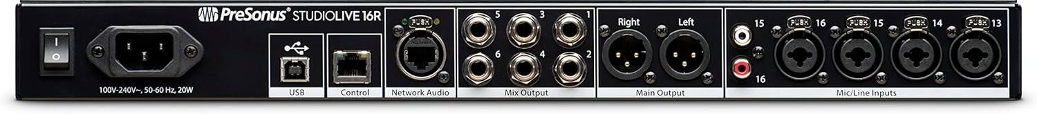 imagePreSonus StudioLive Series III 16R Digital Rack Mixer with Studio One Pro SoftwareStudioLive 16R 18 Input  16 Mic Pres