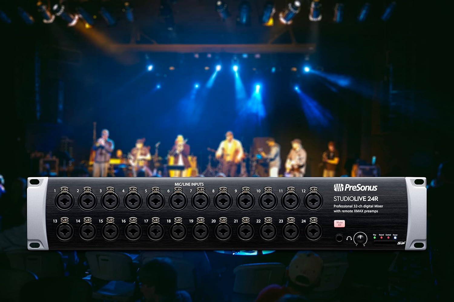 imagePreSonus StudioLive Series III 16R Digital Rack Mixer with Studio One Pro SoftwareStudioLive 24R 26 Input  24 Mic Pres