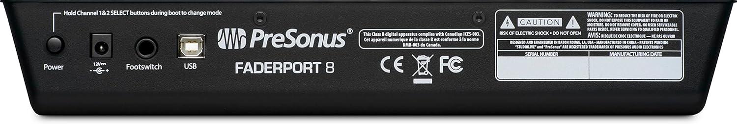 imagePreSonus ioStation 24c 2x2 192 kHz USB Audio Interface and Production Controller with Studio One Artist and Ableton Live Lite DAW Recording Software8 Fader Control Surface