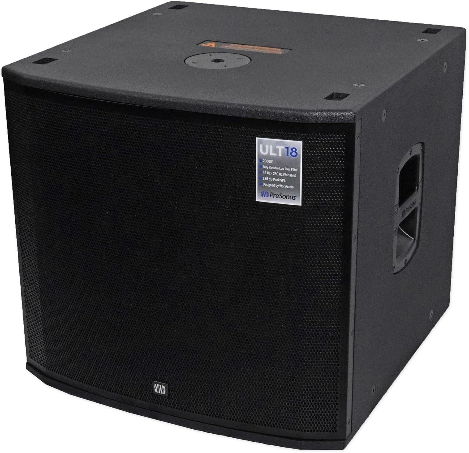 imagePresonus ULT18s 18quot Active Subwoofer18 2000W Powered Subwoofer