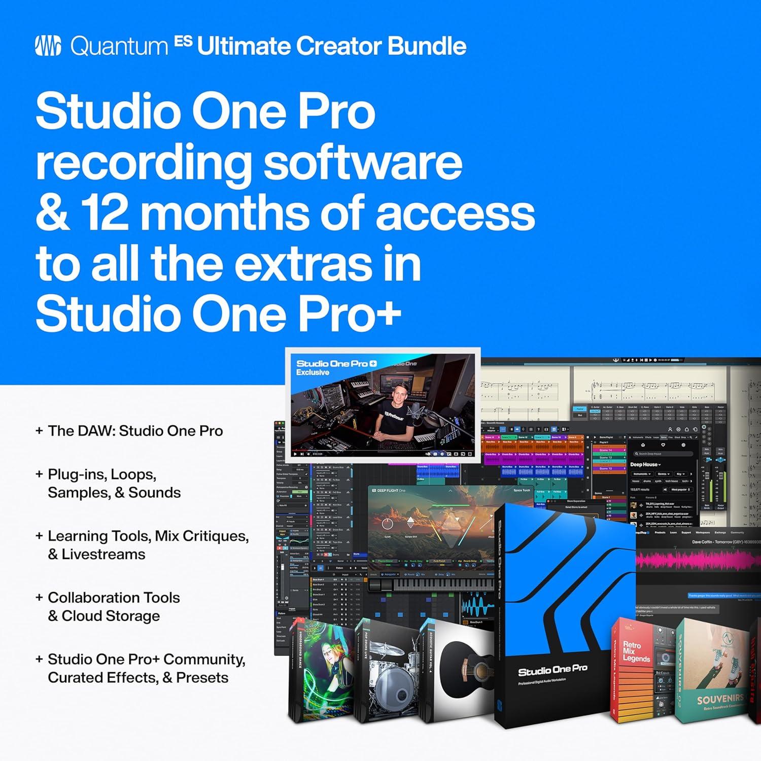 imageQuantum ES Ultimate Bundle with Studio One Pro SoftwareQuantum ES Ultimate Bundle
