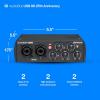 imagePreSonus AudioBox USB 96 Bundle  USB Audio Interface XLR Interface for Guitar Device for PC ampamp Mac Complete Recording Package with Studio One Pro Music Production Home StudioAudio Interface