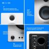 imagePreSonus Eris 35BT Studio Monitors Pair  35quot Inch Powered Speakers Bookshelf Speakers Stereo Desktop Computer Near Field Music Production Audio Mixing Recording35 White