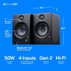 imagePreSonus Eris 35BT Studio Monitors Pair  35quot Inch Powered Speakers Bookshelf Speakers Stereo Desktop Computer Near Field Music Production Audio Mixing Recording45 BT