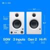 imagePreSonus Eris 35BT Studio Monitors Pair  35quot Inch Powered Speakers Bookshelf Speakers Stereo Desktop Computer Near Field Music Production Audio Mixing Recording35 White