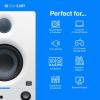 imagePreSonus Eris 35BT Studio Monitors Pair  35quot Inch Powered Speakers Bookshelf Speakers Stereo Desktop Computer Near Field Music Production Audio Mixing Recording35 BT White
