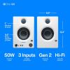 imagePreSonus Eris 35BT Studio Monitors Pair  35quot Inch Powered Speakers Bookshelf Speakers Stereo Desktop Computer Near Field Music Production Audio Mixing Recording35 BT White