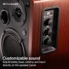 imagePreSonus Eris 35BT Studio Monitors Pair  35quot Inch Powered Speakers Bookshelf Speakers Stereo Desktop Computer Near Field Music Production Audio Mixing Recording4 Woodgrain
