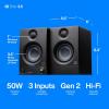 imagePreSonus Eris 35BT Studio Monitors Pair  35quot Inch Powered Speakers Bookshelf Speakers Stereo Desktop Computer Near Field Music Production Audio Mixing Recording35