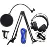 imagePreSonus Broadcast Accessory Pack with Boom Arm Pop Filter Headphones and XLR Cable for Podcasting Streaming Gaming and More