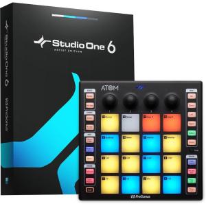imagePreSonus ATOM Production ampamp Performance Midi Pad Controller with Studio One Artist and Ableton Live Lite Recording Software