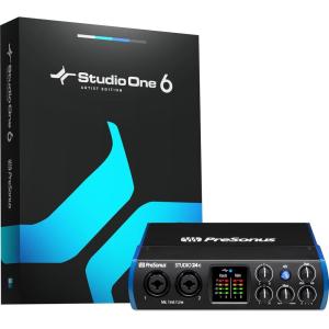 imagePreSonus Studio 24c 2x2 192 kHz USB Audio Interface with Studio One DAW Recording Software