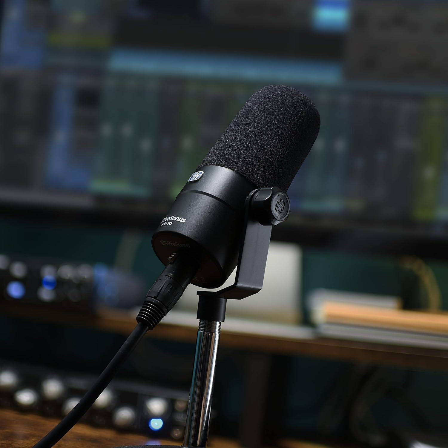 imagePreSonus PD70 Dynamic Vocal Microphone for Broadcast Podcasting and Live Streaming